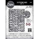 Sizzix 3-D Texture Fades Embossing Folder By Tim Holtz - 666958 Brickwork Large/A5