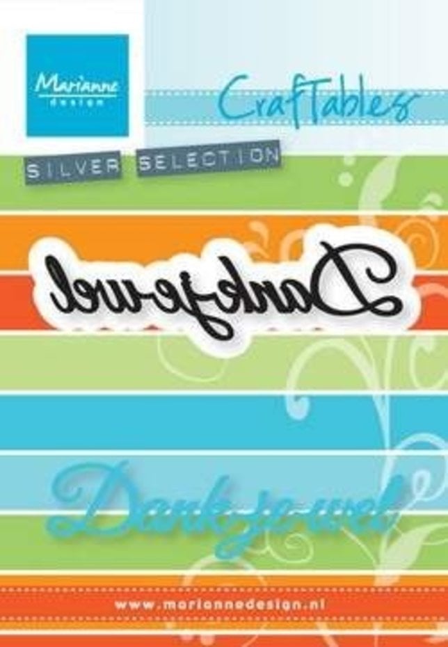 Marianne Design Cutting Dies Craftables - Nederlands Dankjewel