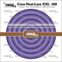 Crealies Cutting Dies Crea-Nest-Lies XXL162 - Inchies Cirkels Met Laag Onder