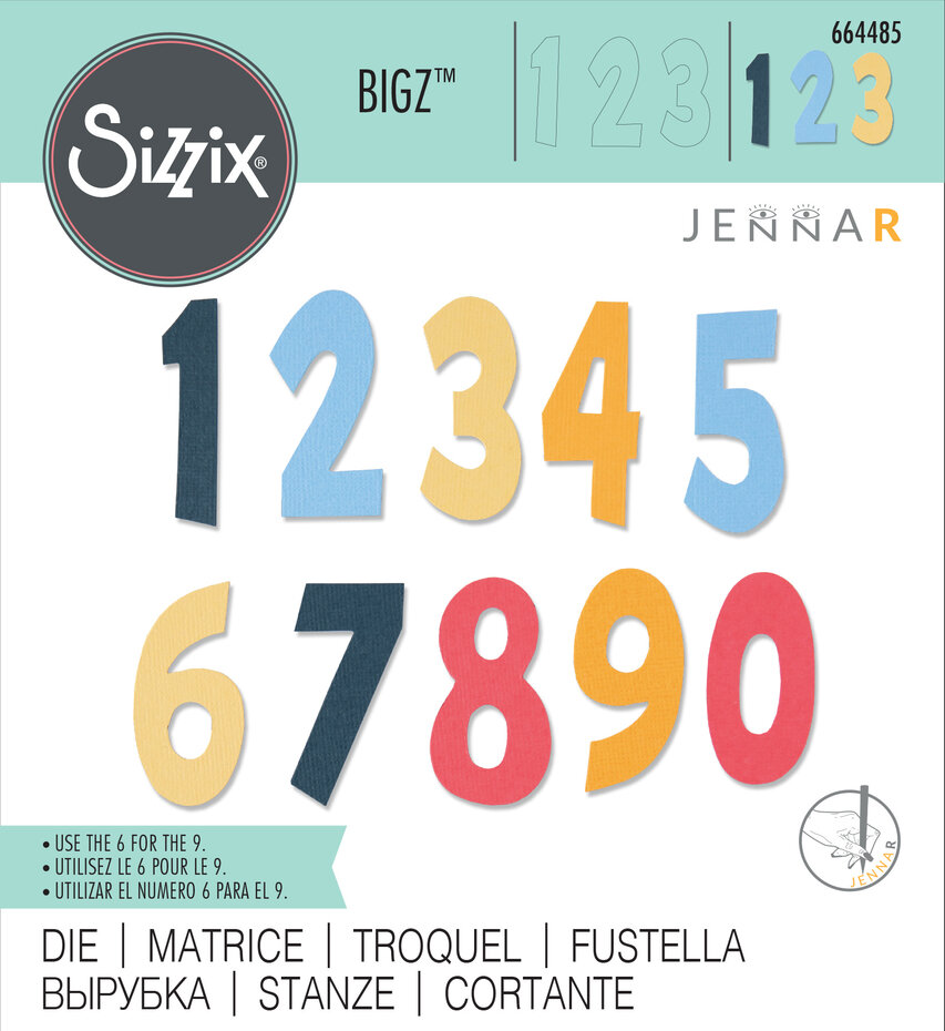 Sizzix Bigz Die - 664485 Numeracy
