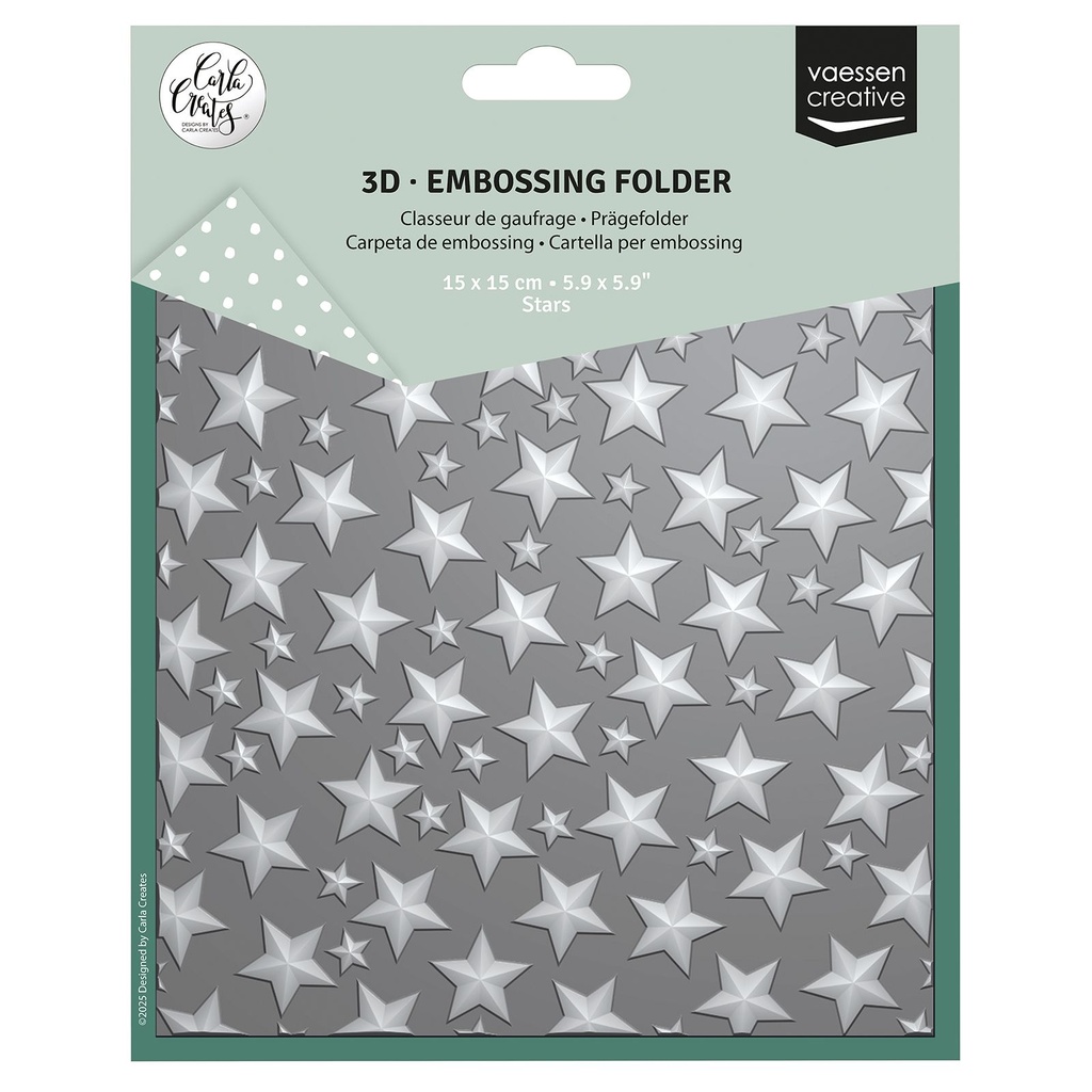 Vaessen Creative Embossing Folders  By Carla Creates - Sterren