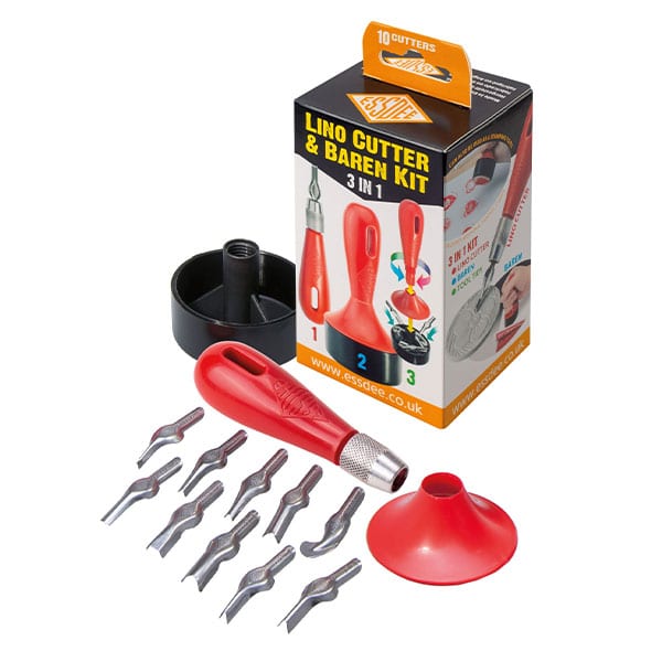 Essdee Lino Cutting and Baren Kit -  10 Pack