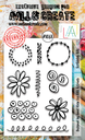 AALL & Create Clear Stamps A6 By Janet Klein - #1068 Scribbley Bits