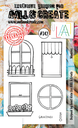 AALL & Create Clear Stamps A6 By Janet Klein - #342 Windows