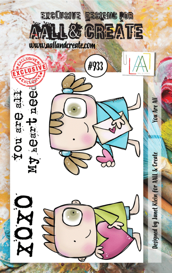 [181037] AALL & Create Clear Stamps A7 By Janet Klein - #933 You Are All