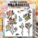 AALL & Create Stencils 6"x6" By Autour de Mwa & Co - #239 Magnolia Sway