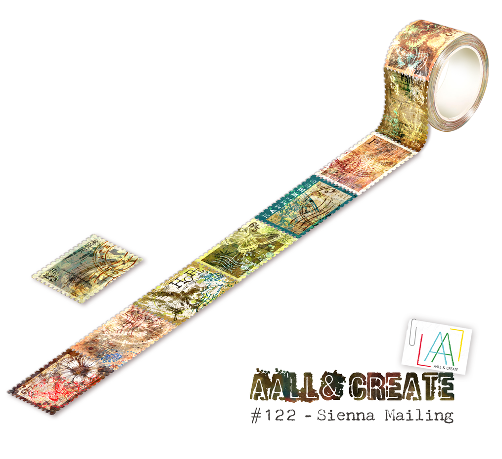 [181063] AALL & Create Washi Tape 25mm x 5m -  #122 Sienna Mailing