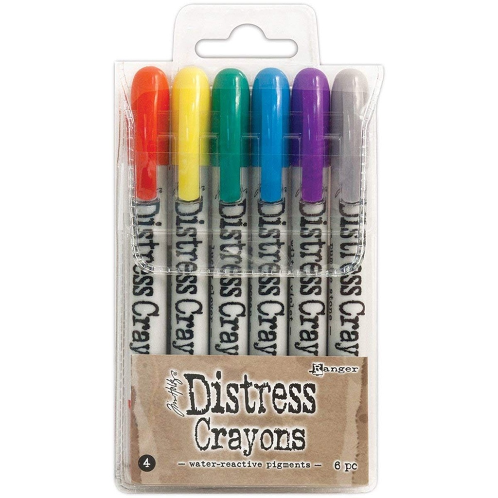 Tim Holtz Distress Crayon Set 6/Pkg - Set 4