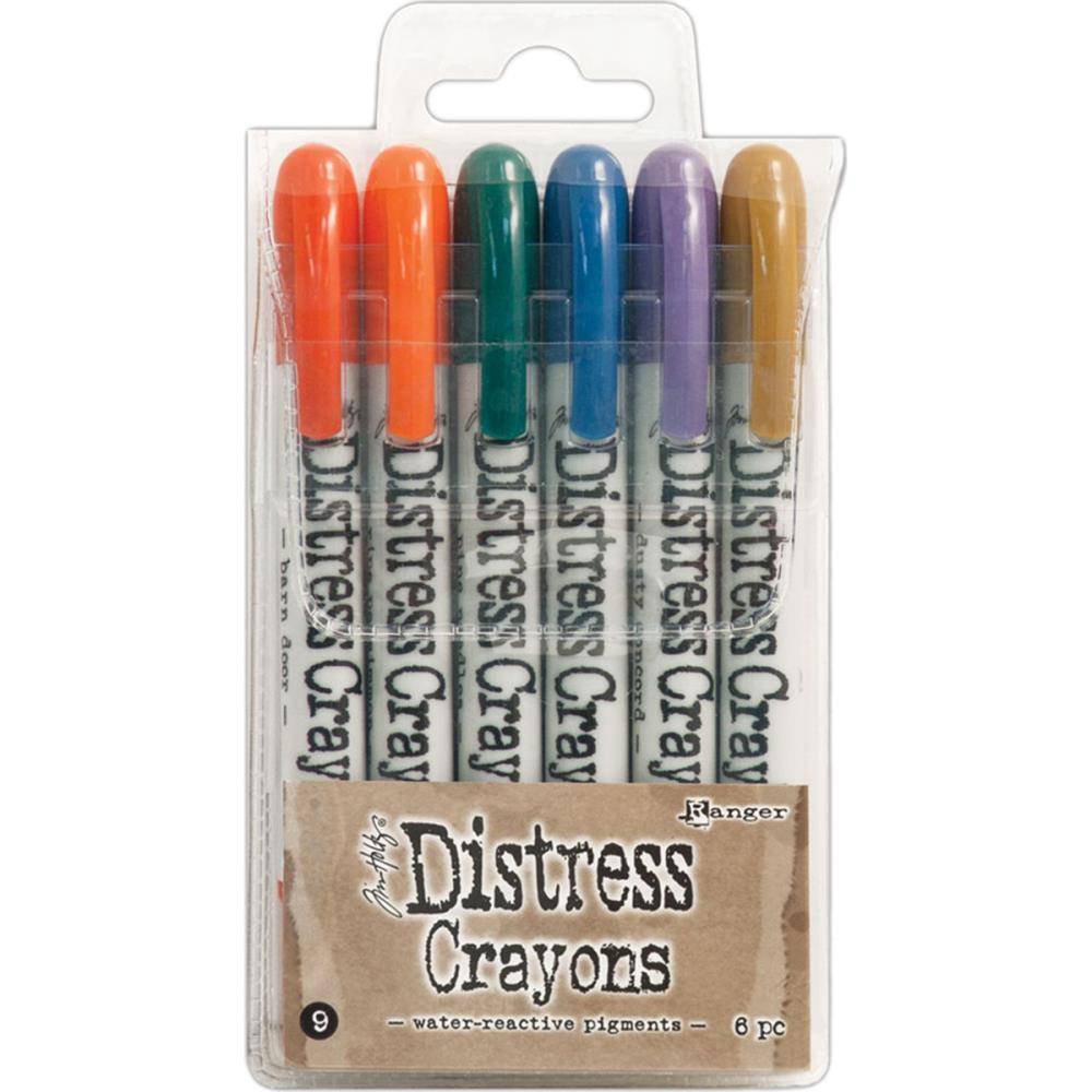 Tim Holtz Distress Crayon Set 6/Pkg - Set 9