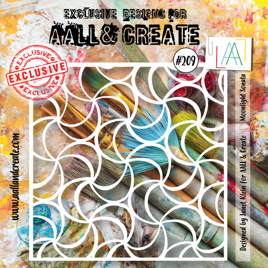 AALL & Create Stencil 6'x6'  - #209 Moonlight Sonata