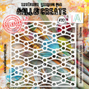 AALL & Create Stencils 6'x6'  By Janet Klein - #212 Upstream