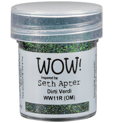 WOW! Embossing Powder 15 ml -  Mixed Media Emb. Powder, Dirti Verdi *Seth Apter Exclusive*
