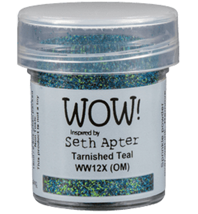 WOW! Embossing Powder 15 ml -  Mixed Media Emb. Powder, Tarnished Teal *Seth Apter Exclusive*