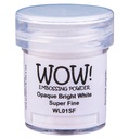 WOW! Embossing Powder 15ml - WL01SF Opaque Bright White Super Fine