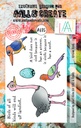 AALL & Create Clear Stamps A7 By Janet Klein - #695 African Birds