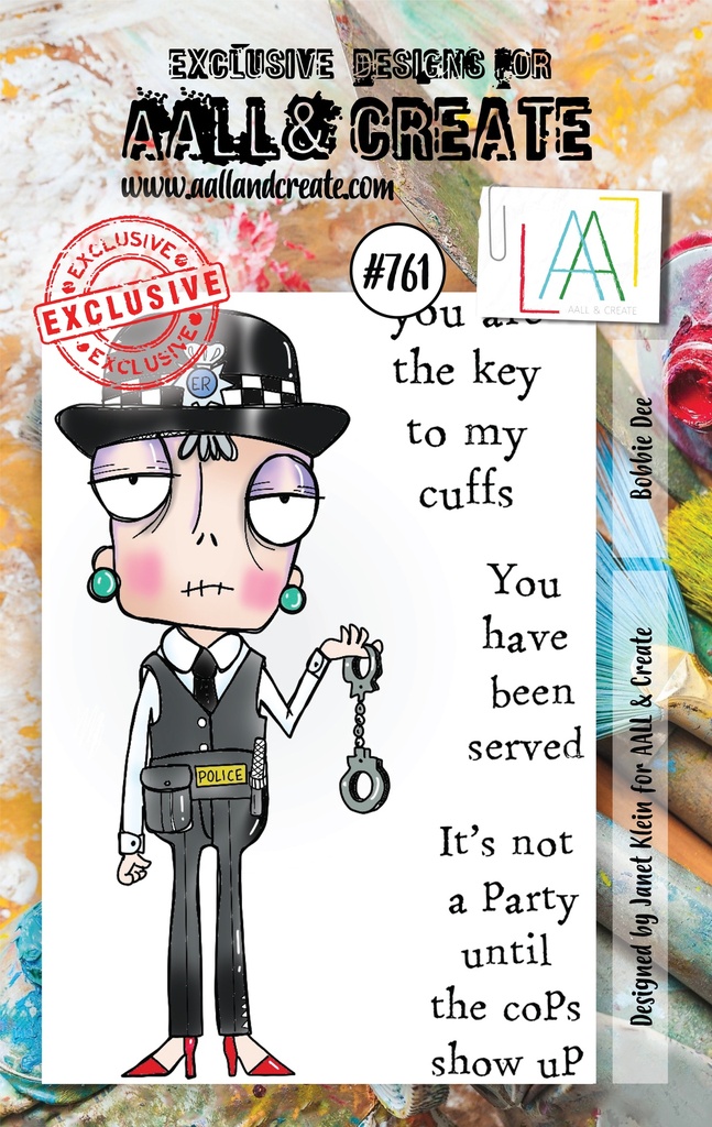 [181138] AALL & Create Clear Stamps A7 By Janet Klein - #761 Bobbie Dee