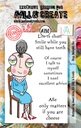 AALL & Create Clear Stamps A7 By Janet Klein - #780 Deep Thoughts Dee
