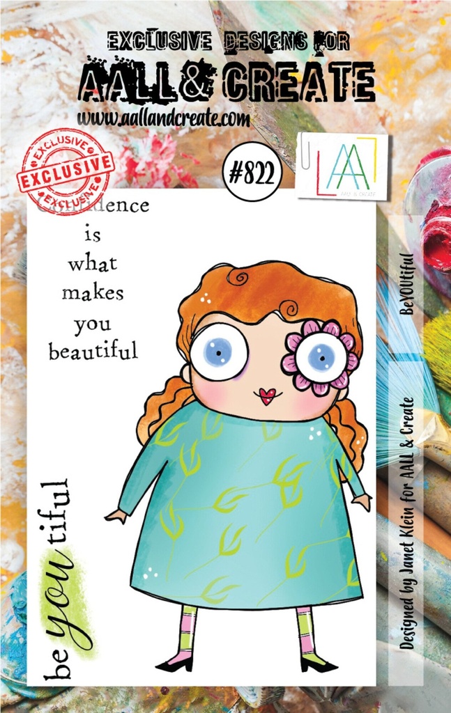 AALL & Create Clear Stamps A7 By Janet Klein - #822 BeYOUtiful