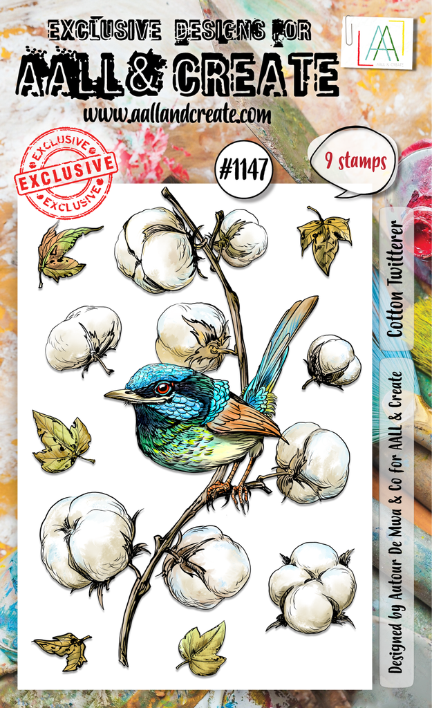 AALL & Create Clear Stamps A6 By Autour De Mwa & Co - #1147 Cotton Twitterer