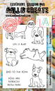 AALL & Create Clear Stamps A6 By Janet Klein - #373 Rescue Puppies