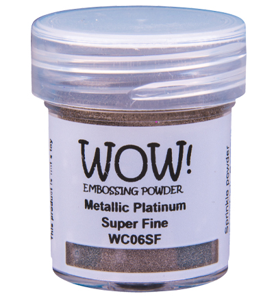 WOW! Embossing Powder Super Fine 15ml - WC06SF Platinum