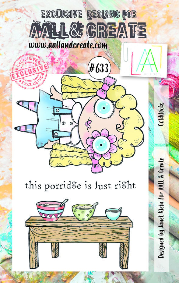 [181296] AALL & Create Clear Stamps A7 By Janet Klein - #633 Goldilocks