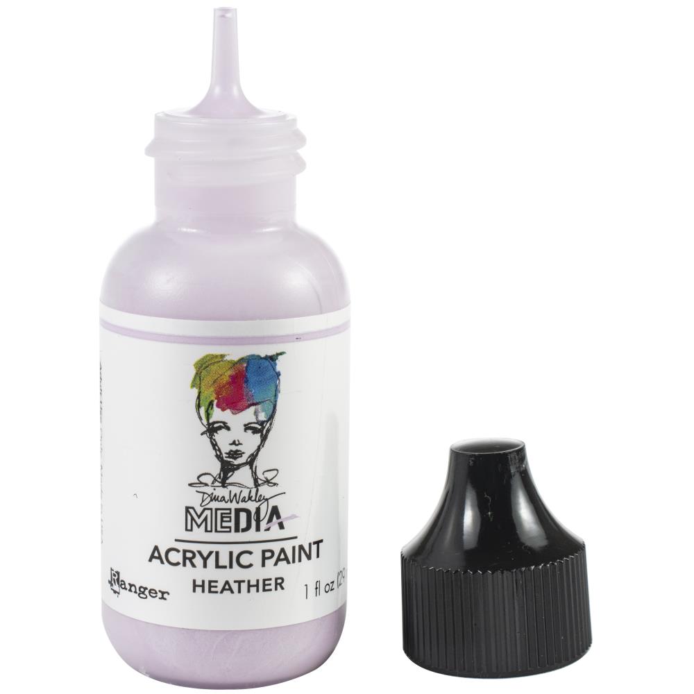 [181334] Dina Wakley MEdia Acrylic Paint 29ml - Heather