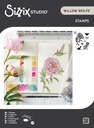 Sizzix Studio Clear Stamps By Willow Wolfe 7/Pkg - 666926 Flowers and Creatures