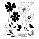 Sizzix Studio Clear Stamps By Willow Wolfe 11/Pkg - 667095 Wild Blooms
