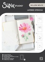 Sizzix Studio Layered Stencils By Willow Wolfe 4/Pkg - 666921Cosmo
