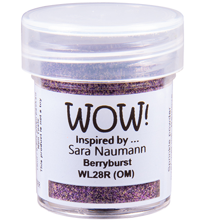 WOW! Embossing Powder 15ml By Sara Naumann - WL28R (OM) Berryburst