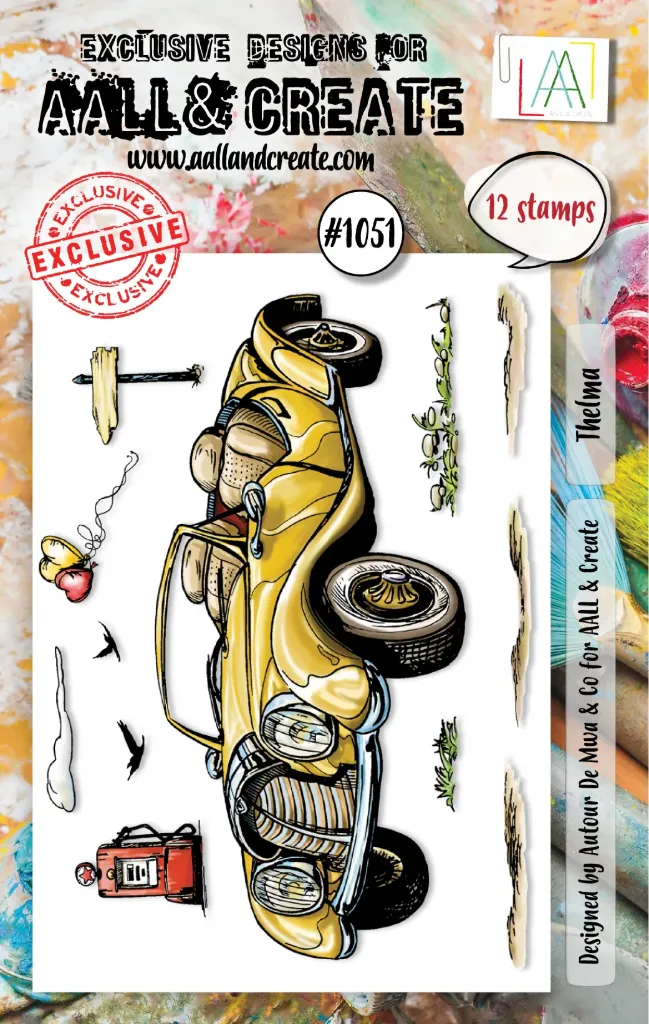 AALL & Create Clear Stamps A7 By Autour De Mwa & Co - #1051 Thelma