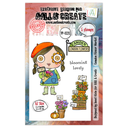 AALL & Create Clear Stamps A7 By Janet Klein - #1323 Camden Flower Market