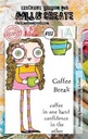 AALL & Create Clear Stamps A7 By Janet Klein - #817 Coffee Break