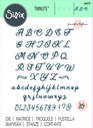 Sizzix Thinlits Dies By Jennifer Ogborn - 666127 Scripted Alphabet