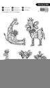 Studio Light Art By Marlene Clear Stamps - Dazzling Giraffes