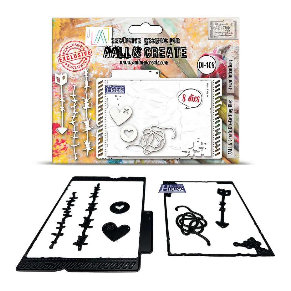 [182177] AALL & Create Cutting Dies - #108 Sewn Intentions