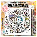 AALL & Create Stencil 6'x6' By Autour de Mwa & Co - #261 Bubble Field