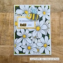 Vaessen Creative Clear Stamps By Carla Creates - CAR0310 Background Flowers