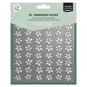 Vaessen Creative 3D Embossing Folder 15x15cm By Carla Creates - CAR0311 Bloom