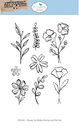 Elizabeth Craft Designs Stamp and Die Set Hello You! - CSD441 Flower Scribbles
