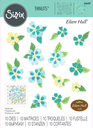 Sizzix Thinlits Dies By Eileen Hull 10/Pkg - 666689 Painterly Blooms & Background