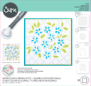 Sizzix Layered Stencil Watercolour Flowers & Lattice 4pcs