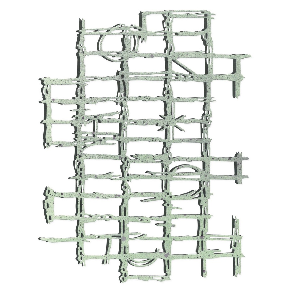 Sizzix Thinlits Die Set By Seth Apter 1/Pkg - 667051 Gridiron