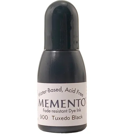 Memento Dye Ink Refill 15ml - Tuxedo Black