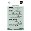 Vaessen Creative Clear Stamps 27/Pkg By Carla Creates - CAR0304 Tekst Bloom