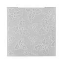 Nellie's Choice 3D Embossing Folders - Achtergrond Hulst 15x15cm