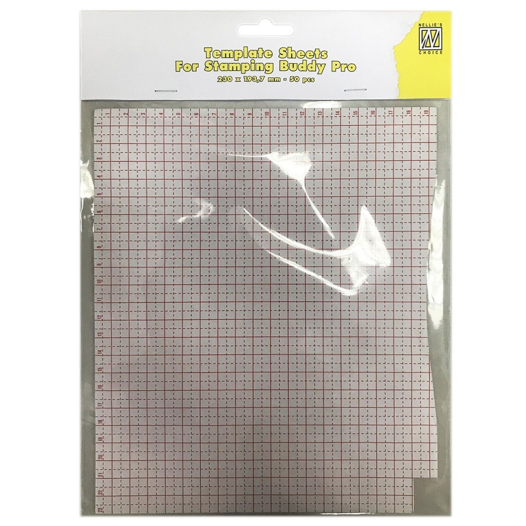 [182361] Nellie's Choice Template Sheets, 230x193.7mm, 50/Pkg