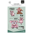 Vaessen Creative Clear Stamps By Carla Creates 19/Pkg - CAR0404 Piggy on the Farm