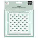 Vaessen Creative Stencils By Carla Creates 15x15cm - Handkerchief on the Farm